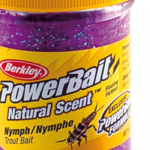 Trout pastes and dough :: Berkley Powerbait Natural Scent Glitter Trout  Bait Nymph Glitter