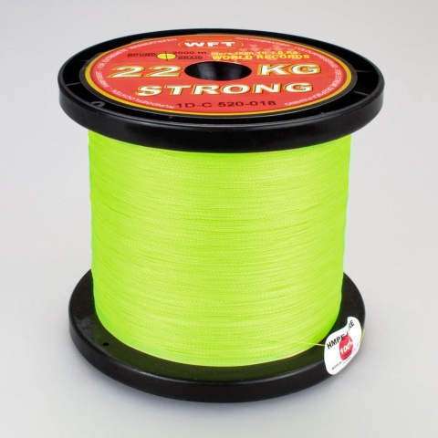 Fishing Line :: WFT 51KG Strong cord chartreuse 0.32 mm 1m from