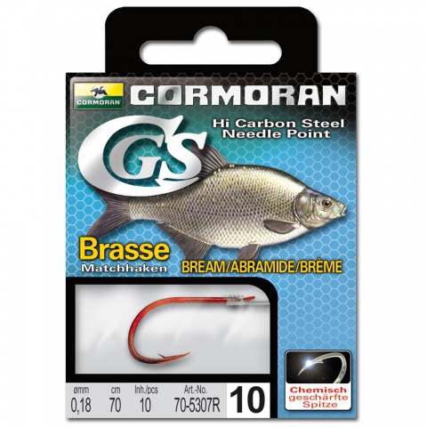 Hook Cormoran Match Hooks CGS Size 16 Hi Carbon Steel Specks Fried Fish Bream